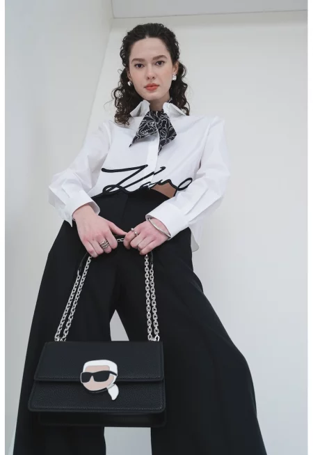 Риза от органичен памук с лого