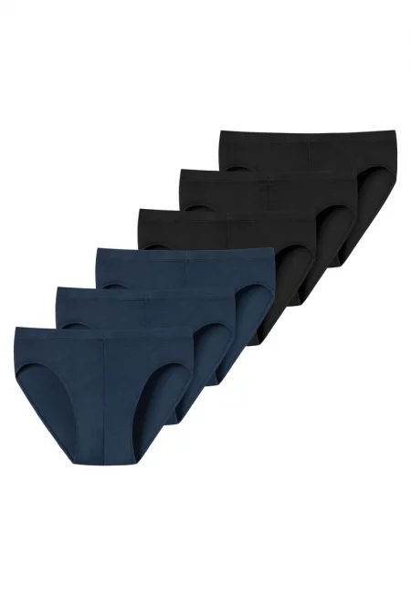 Слипове - 6 чифта - Черен/Тъмносин