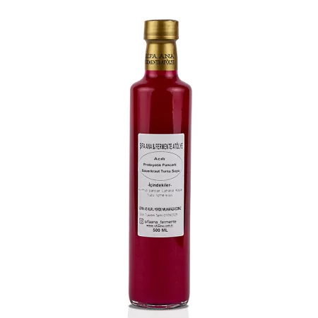 Пробиотичен сок от кисело зеле и червено цвекло, 500 ml