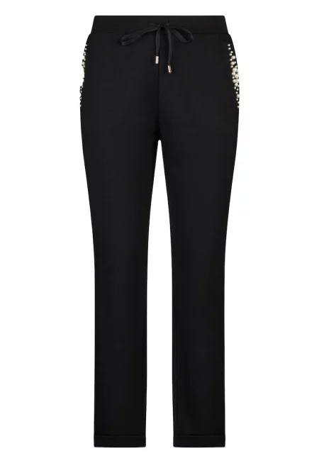 Спортен панталон с връзка и мъниста