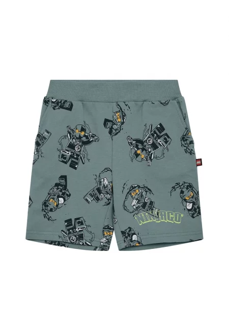 Спортни шорти за момчета  12011469 - Органичен памук - Зелен - Зелен