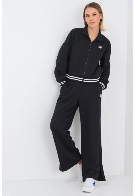 Суитшърт Post Season с цип - Черен