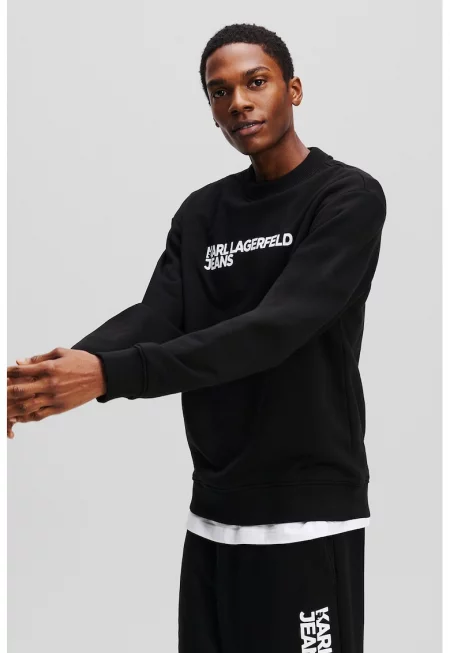 Суитшърт с органичен памук - Черен -