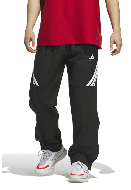 Свободен баскетболен панталон - Черен