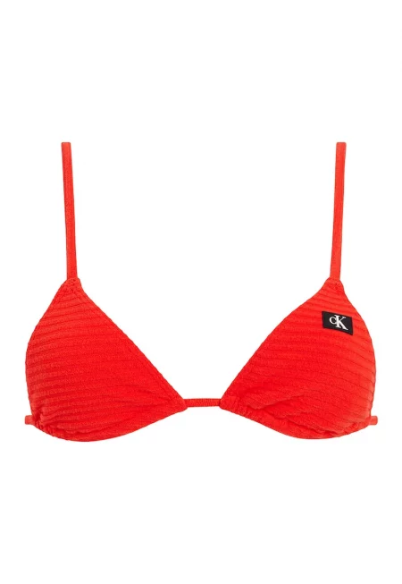 Triangle Ribbed Bathing Bra