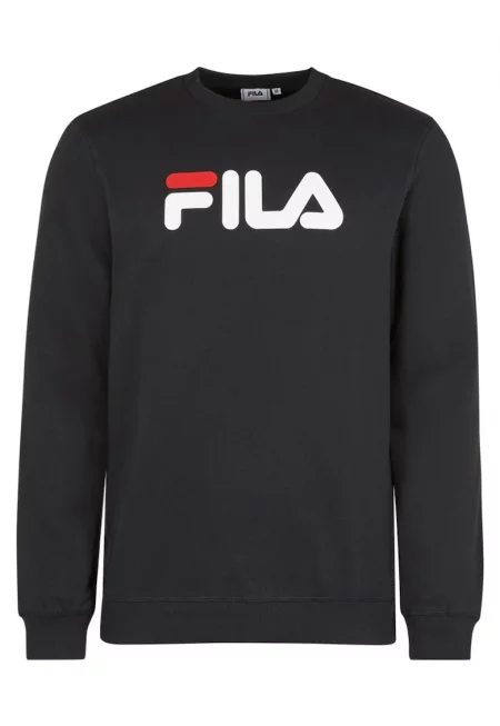 Унисекс суитшърт Barbian с овално деколте - Черен