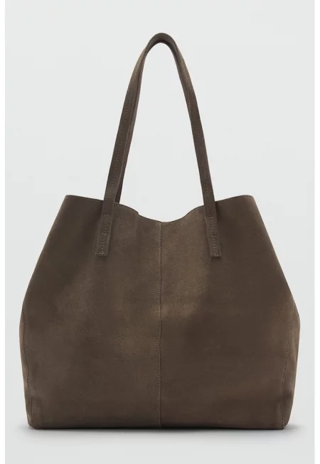 Велурена шопинг чанта