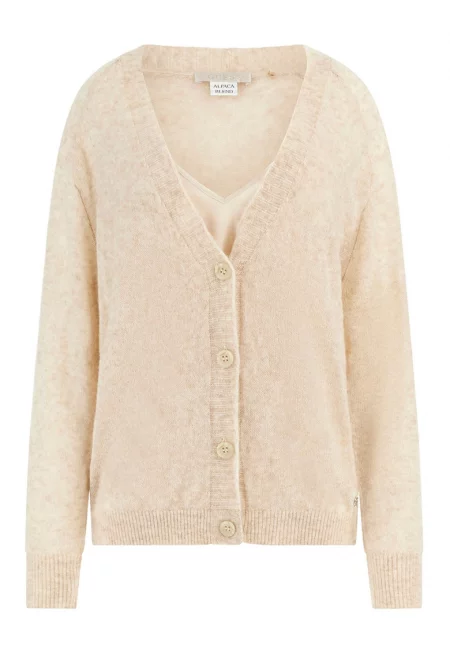 Жилетка с вълна с копчета