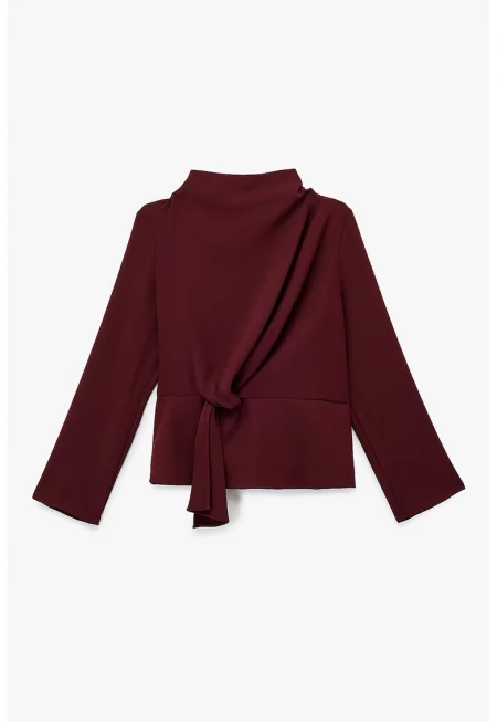 Блуза с възел