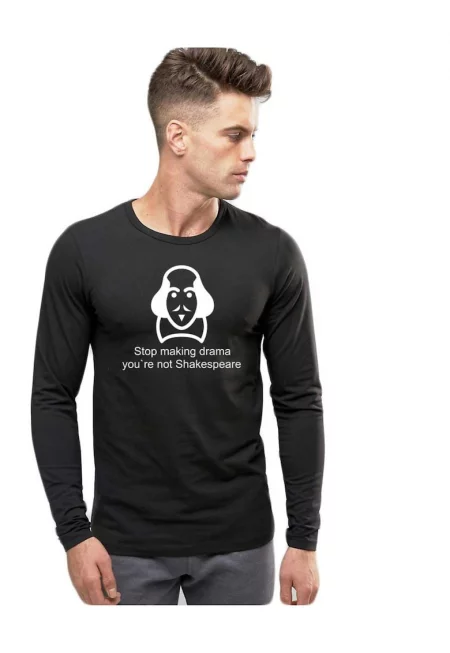 Черна мъжка блуза - Shakespeare Drama