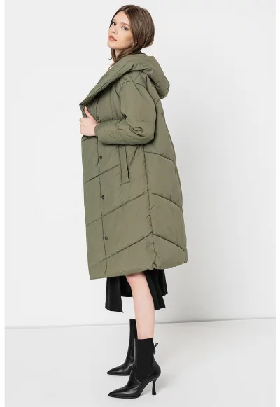 Дълго зимно яке Tally с качулка