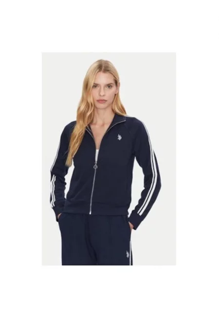 Дамска блуза - US Polo Assn. - 305227430 - Полиестер/Вискоза - Синя