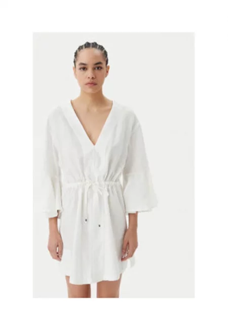 Дамска плажна рокля -  бяла