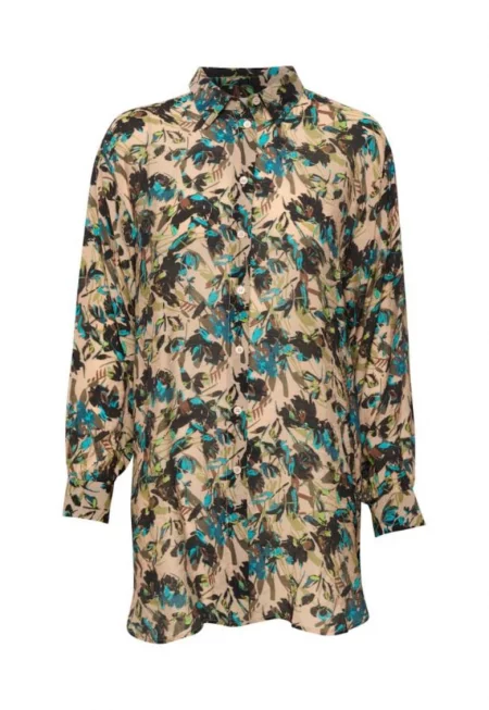 Дамска риза  302903672 Вискоза - Многоцветен