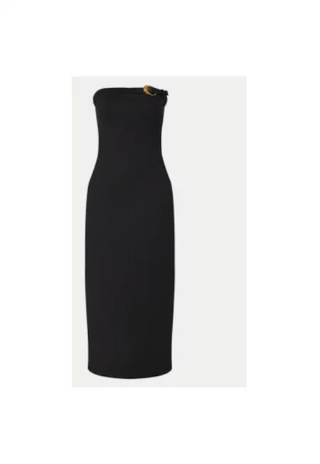 Дамска рокля -  304549304 - Вискоза/Полиамид - Черен - Черен