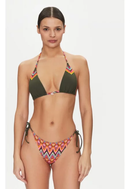 Дамски бански -  304812347 - Полиамид/Еластан - Оранжев - Оранжев