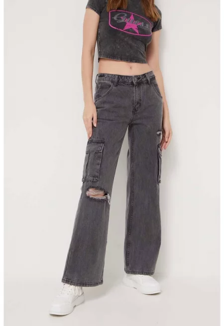 Дамски дънки  Originals W3YG19 - Сив