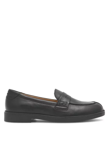 Дамски маратонки -  590558838299741 - Естествена кожа - Черни