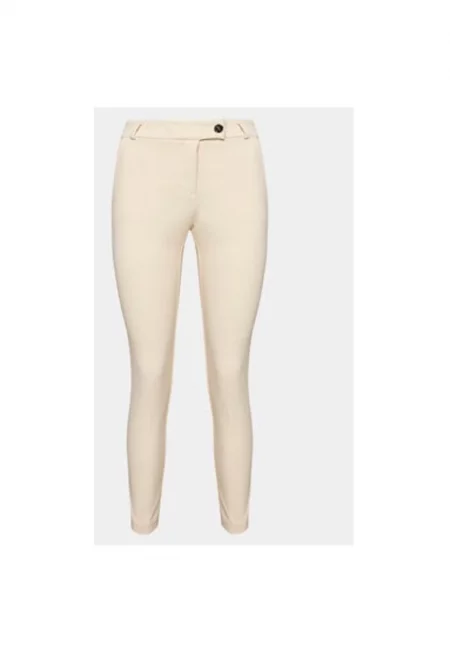 Дамски панталон -  304130373 - Полиестер - Бежов - Бежов