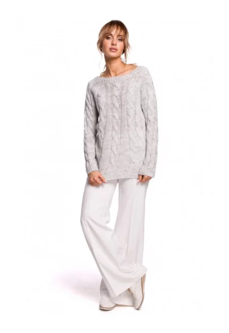 Дамски пуловер - Акрил/Полиамид -