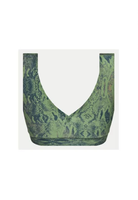 Дамски сутиен -  304178016 - Найлон/Еластан - Зелен - Зелен