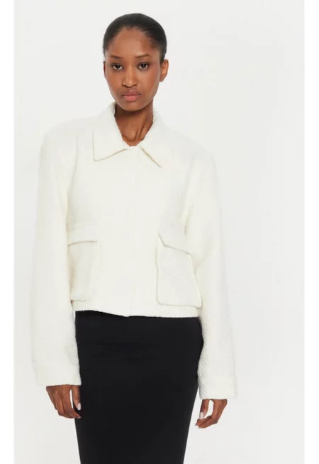 Дамско яке -  303941352 - Полиестер - Бежов - Бежов