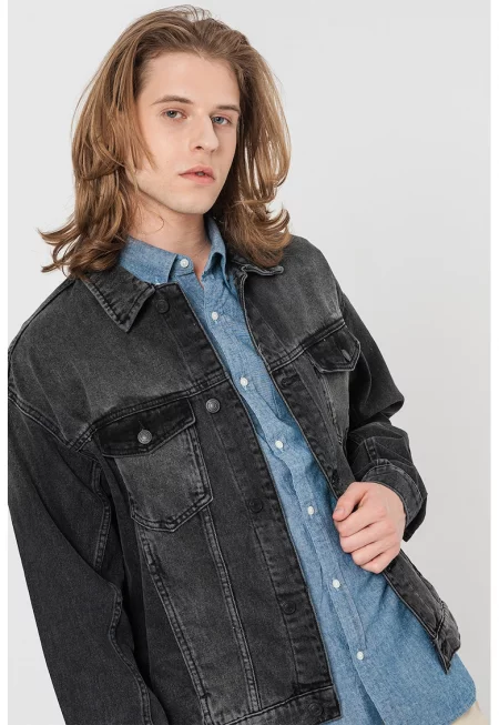 Дънково яке със свободна кройка