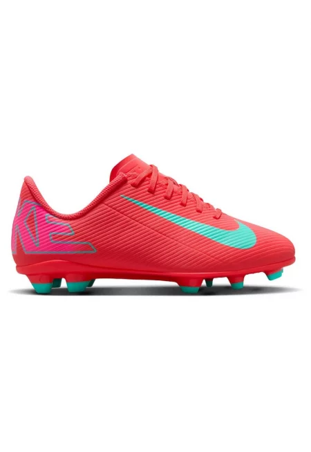 Детски футболни обувки -  Mercurial Vapor 16 Club - червени - екокожа