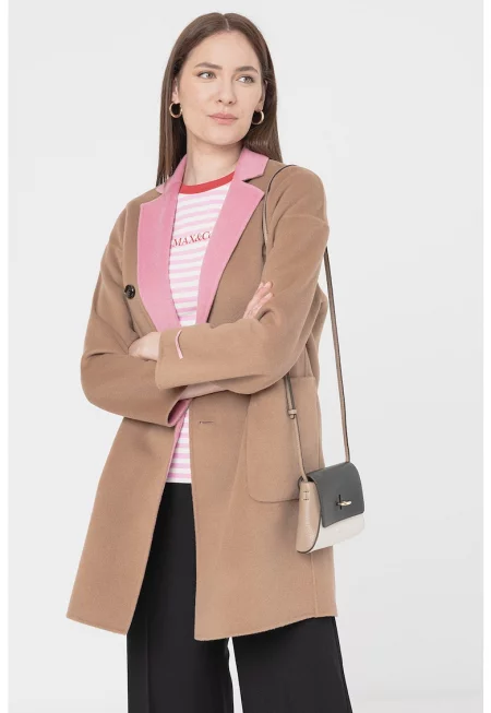 Двулицево палто Riccardo с вълна