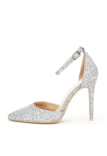 Елегантни сребърни обувки BDG7622 01 12395