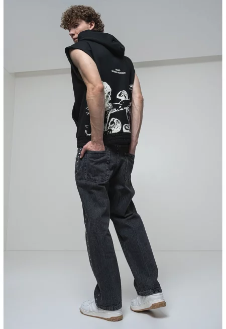 Худи Duboxo без ръкави - Черен