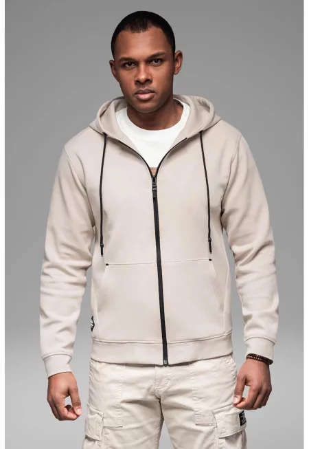 Худи с контрастен цип