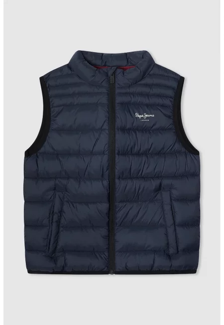 Капитониран елек с цип