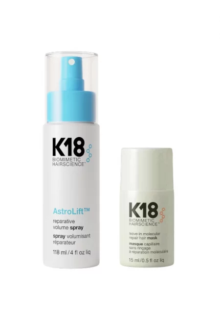 Комплект : Възстановяващ спрей за обем AstroLift - 118 мл + Маска за коса K18 Repair Leave-In - 15 мл