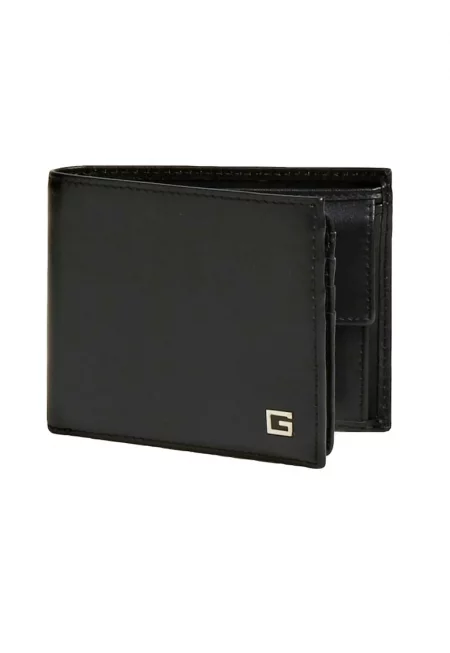 Кожен портфейл  SMZURG Черен