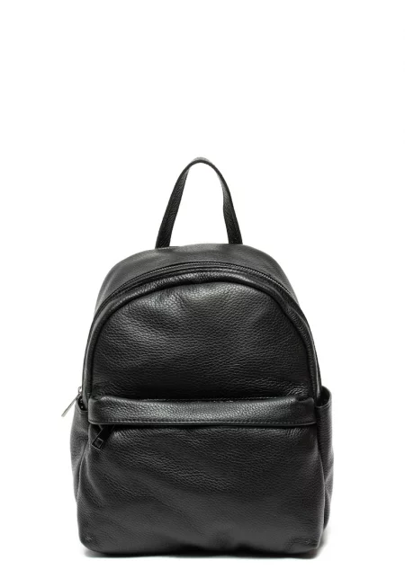 Кожена раница - Черен