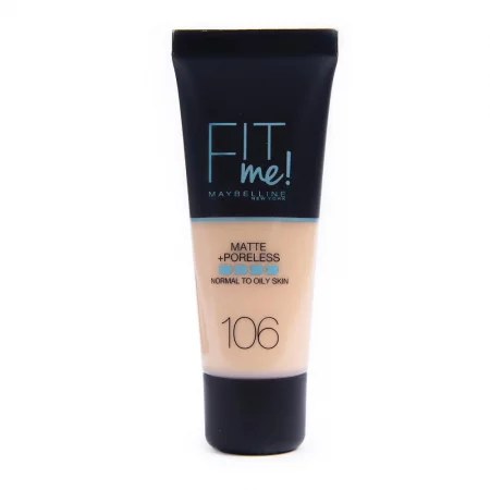 Maybelline  FIT ME MATTE Фон дьо тен 106 Peach
