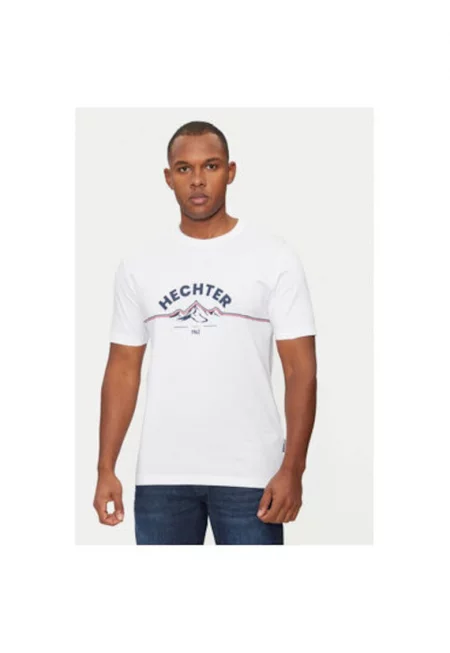 Мъжка тениска -  304694950 - памук - бяло - Бял