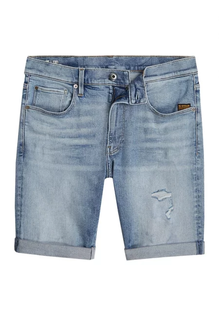 Мъжки дънкови шорти G Star Raw - D10481-D760 - памук/лиосел - син - Син