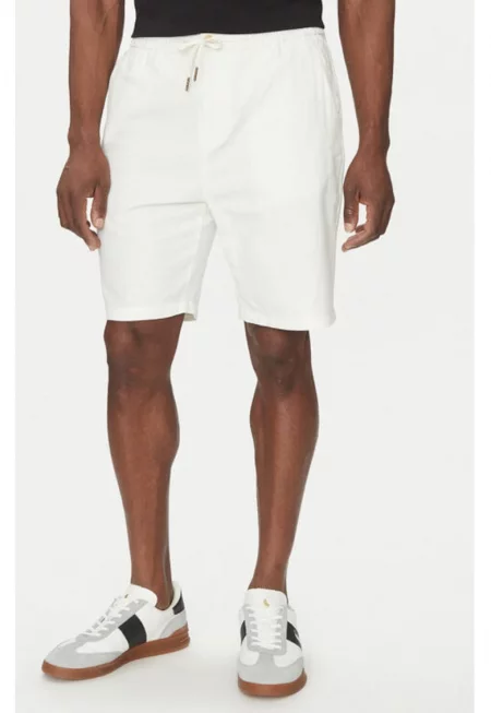 Мъжки шорти -  305342409 - Памук/Лен - Бежов - Бежов