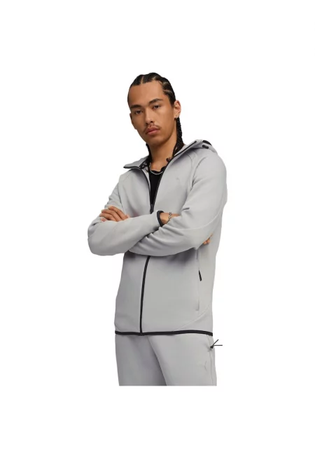 Мъжки суичър  Evostripe Fz Hoodie Dk - Сив