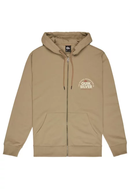 Мъжки суичър с цип -  Zip Hoodie 361675169 - Бежов
