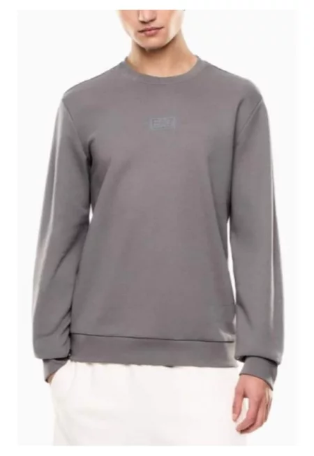 Мъжки суичър TRAIN LOGO SERIES M OVERSIZE LOGO T-TOP CN COFT -  Памук - Сив - Сив