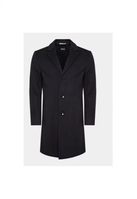 Мъжко палто -  303387792 - Вълна/Полиамид - 50 EU - Син
