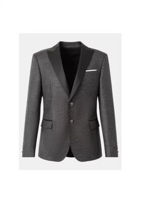 Мъжко яке -  303583156 - Полиестер/Вискоза/Вълна - Сив - Сив