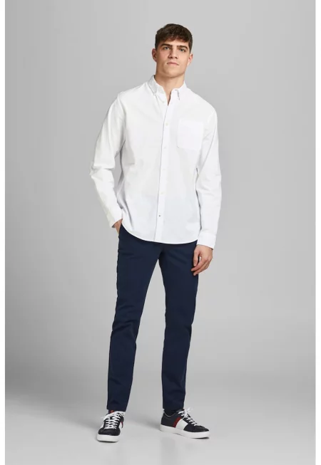 Памучна слим риза