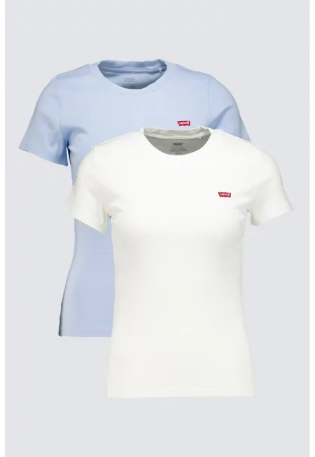 Памучна слим тениска - 2 броя