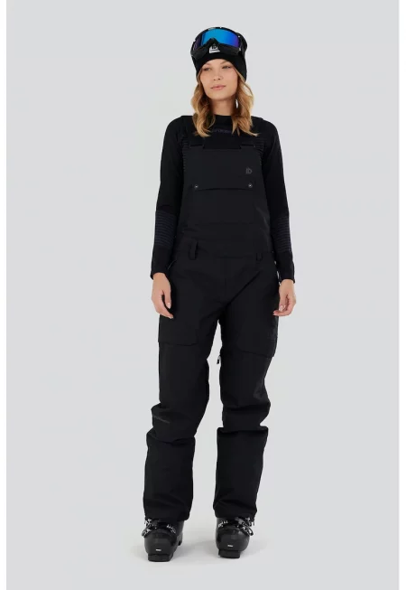 Подплатен ски гащеризон Sakura - Черен