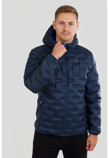 Подплатено зимно яке Smoke с качулка