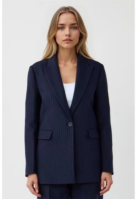 Раирано сако - Тъмносин